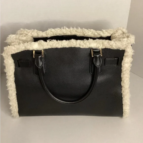 Michael Kors Black and Cream Satchel - Picture 2 of 16